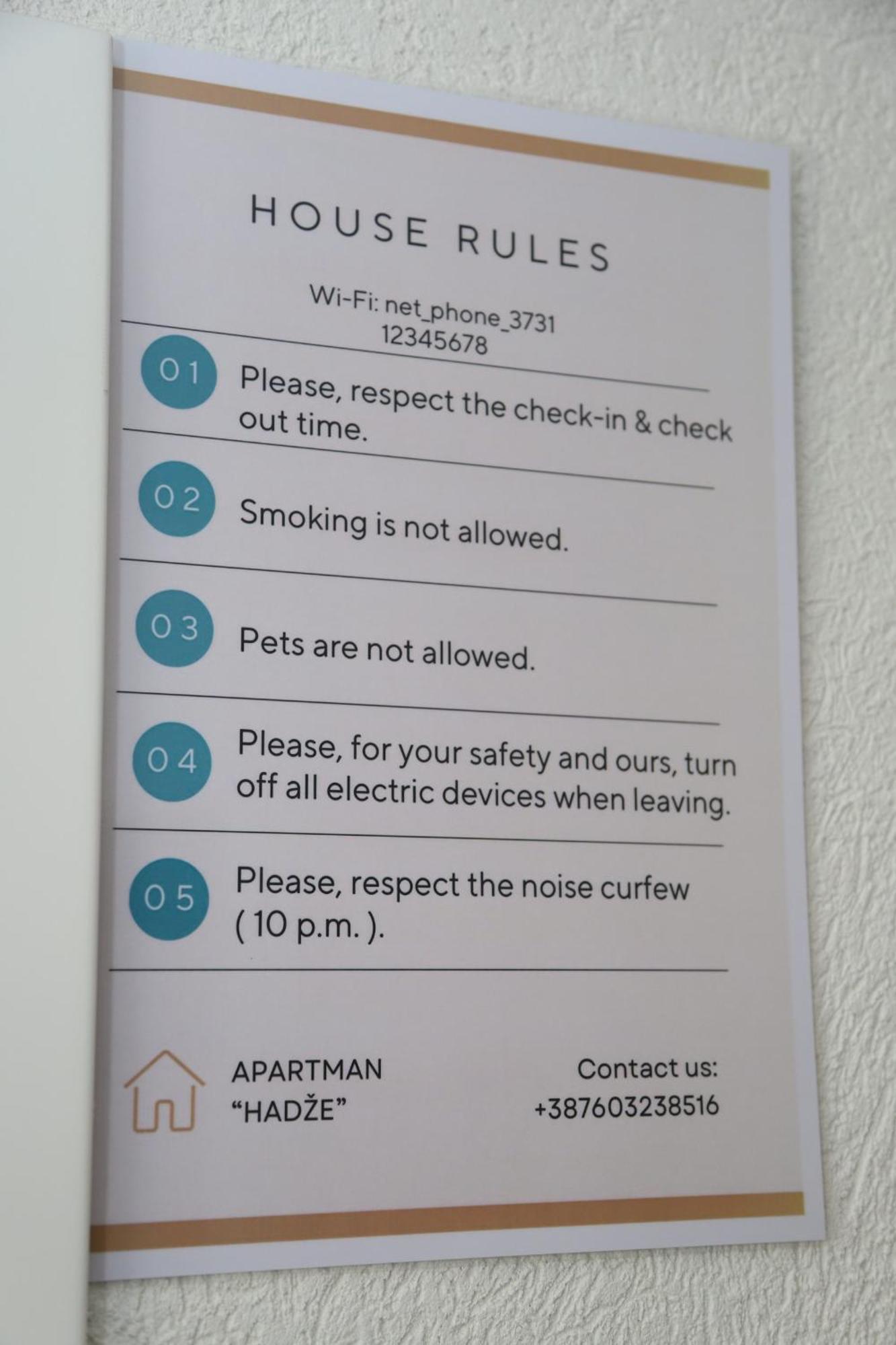 Apartman Hadze 莫斯塔尔 外观 照片